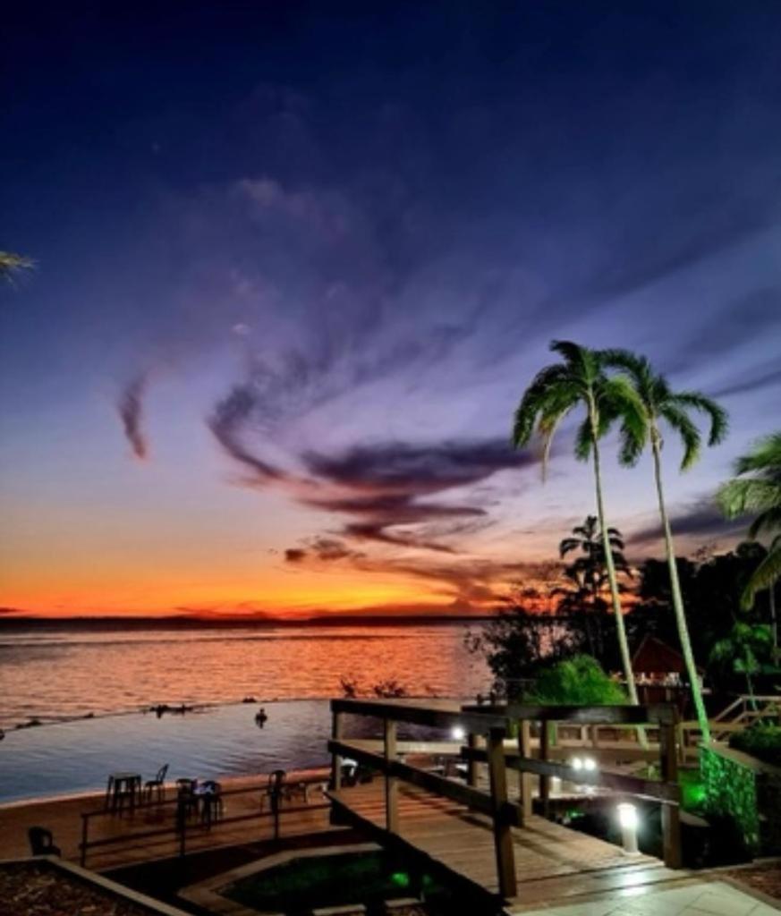 1111 Studio De Luxo Com Vista Deslumbrante Para O Rio Manaus Exterior photo